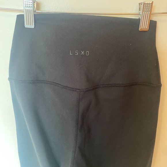 NWOT - LKSD High-waisted Black Cropped Leggings - Picture 3 of 10